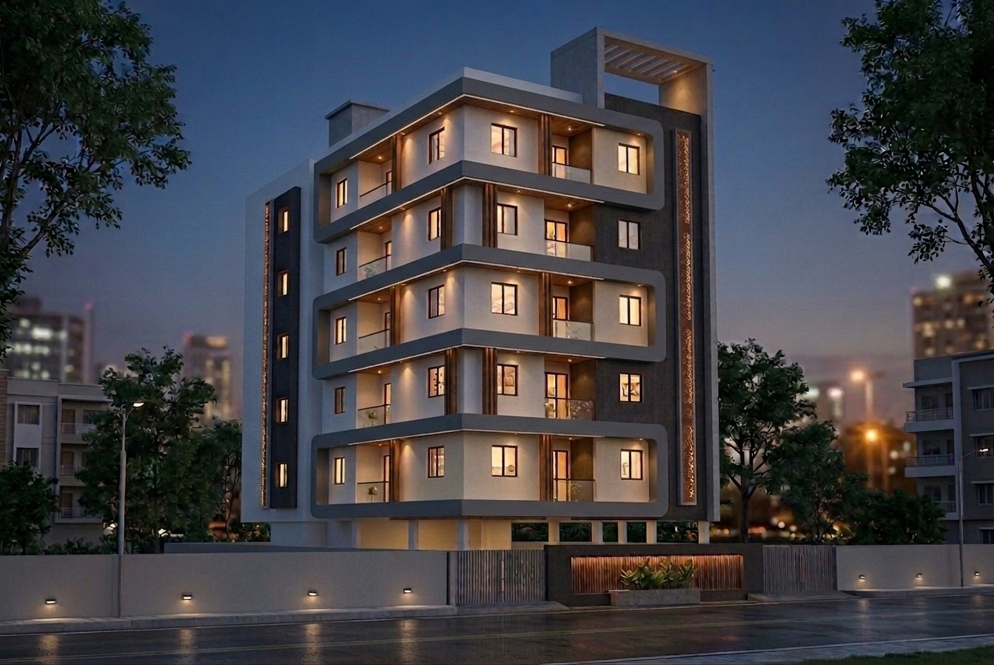 Royal Vihaan Night View